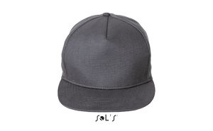 Casquette publicitaire 5 panneaux | Sonic Gris foncé