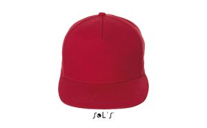 Casquette publicitaire 5 panneaux | Sonic Rouge