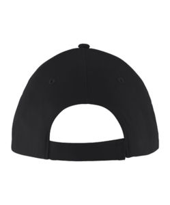 Casquette 6 panneaux personnalisée | Solar Noir Rouge 2