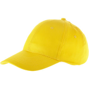 Casquette publicitaire 6 panneaux Watson Jaune