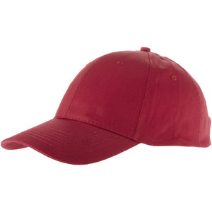 Casquette publicitaire 6 panneaux Watson Rouge