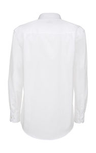 Chemise personnalisée homme manches longues | Sharp LSL men Twill White