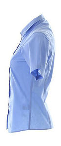 Chemisier personnalisé femme manches courtes | Oving Light Blue
