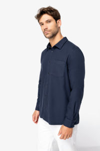 Chemise entreprise écologique en flanelle homme 2