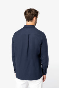 Chemise entreprise écologique en flanelle homme 3