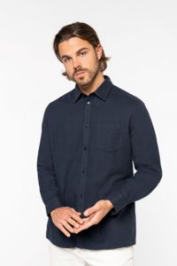 Chemise entreprise écologique en flanelle homme 8