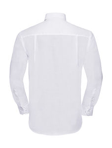 Chemise homme manches longues non iron - classique personnalisée | Suez White