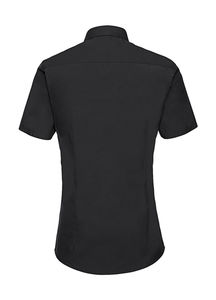 Chemise homme manches courtes ultimate stretch personnalisée | Dorchester Black