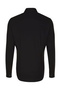 Chemise personnalisée homme manches longues cintrée | Tübingen Black