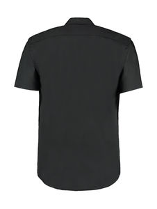 Chemise publicitaire homme manches courtes | Wotton Black