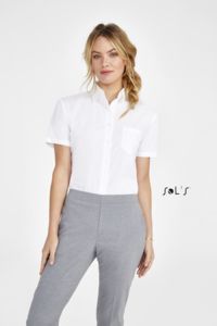 Chemise publicitaire femme popeline manches courtes | Energy