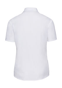 Chemise femme popeline polycoton manches courtes publicitaire | Beatty White