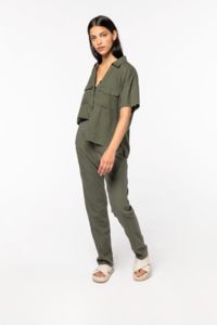 Chemise personnalisée bio oversize en lyocell femme  9