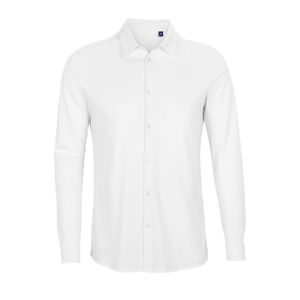 Chemise coton bio publicitaire | Basile Men Blanc optique