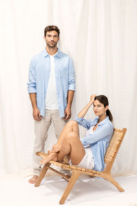 Chemise éco en lin homme publicitaire 4