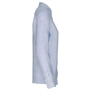 Chemise éco en lin homme publicitaire Linen Blue