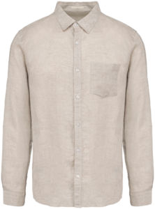 Chemise délavée coton twill femme publicitaire Linen