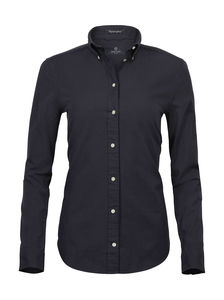 Chemise personnalisée femme manches longues | Tonder Black