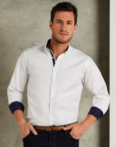 Chemise publicitaire homme manches longues | Woodham