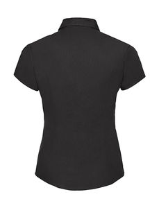 Chemise fittée femme manches courtes personnalisée | Épervière Black