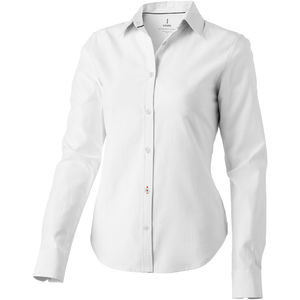 Chemise publicitaire manches longues femme Vaillant Blanc