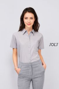 Chemise publicitaire femme popeline manches courtes | Escape