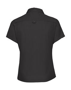 Chemise femme manches courtes twill publicitaire | Lianghui Black