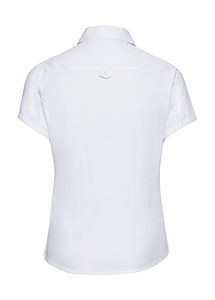 Chemise femme manches courtes twill publicitaire | Lianghui White