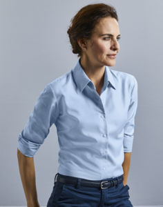 Chemise femme manches longues oxford publicitaire | Köhlbrand Oxford Blue