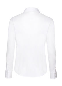 Chemise femme manches longues oxford personnalisée | Ladies Oxford Shirt LS White