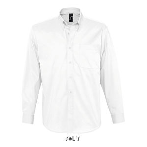 Chemise personnalisée homme manches longues | Bel Air Blanc