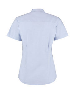 Chemisier personnalisé femme manches courtes cintré | Kingswood Light Blue