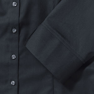 Chemise femme manches 3/4 tencel publicitaire | Thanh Tri Navy 2