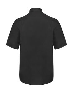 Chemise homme manches courtes oxford personnalisée | Oxford Shirt Short Sleeve Black