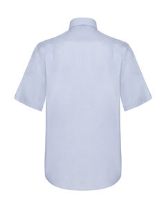 Chemise homme manches courtes oxford personnalisée | Oxford Shirt Short Sleeve Oxford Blue