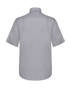 Chemise homme manches courtes oxford personnalisée | Oxford Shirt Short Sleeve Oxford Grey