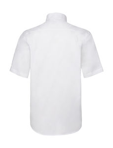 Chemise homme manches courtes oxford personnalisée | Oxford Shirt Short Sleeve White