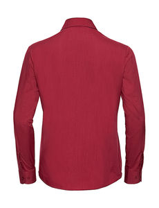 Chemise femme popeline polycoton manches longues publicitaire | Cooney Classic Red