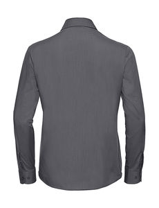 Chemise femme popeline polycoton manches longues publicitaire | Cooney Convoy Grey