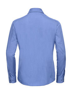 Chemise femme popeline polycoton manches longues publicitaire | Cooney Corporate Blue