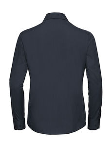 Chemise femme popeline polycoton manches longues publicitaire | Cooney French Navy