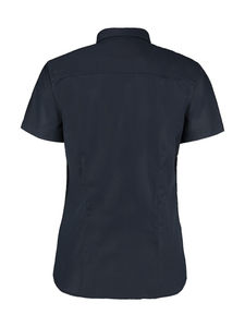 Chemisier personnalisé femme manches courtes cintré | Stewkley French Navy