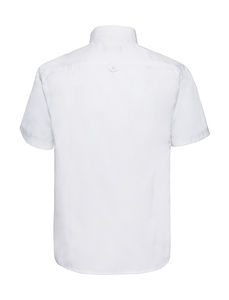 Chemise homme manches courtes twill publicitaire | Chaboillez White