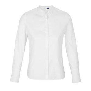 Chemise bio et recyclé publicitaire | Bart Women Blanc optique