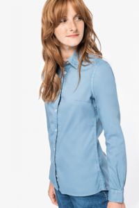 Chemise délavée coton twill homme publicitaire 9