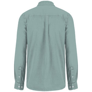 Sweat zippé écologique unisexe publicitaire Washed Jade Green