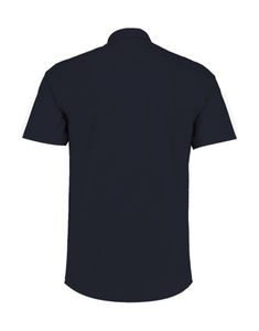 Chemise publicitaire homme manches courtes cintrée | Twyford Dark Navy