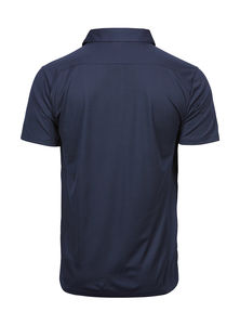 Chemise publicitaire homme manches courtes | Skibby Navy