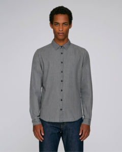 Chemise denim homme | Stanley Innovates Denim Mid Grey Denim