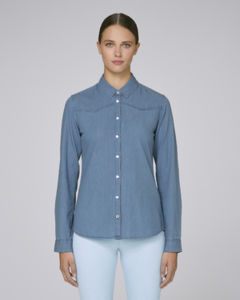 Chemise denim femme | Stella Inspires Denim Light Indigo Denim